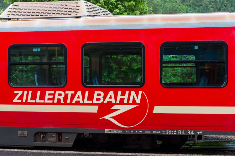 Zillertalbahn, Mayrhofen, Zillertal, Austria