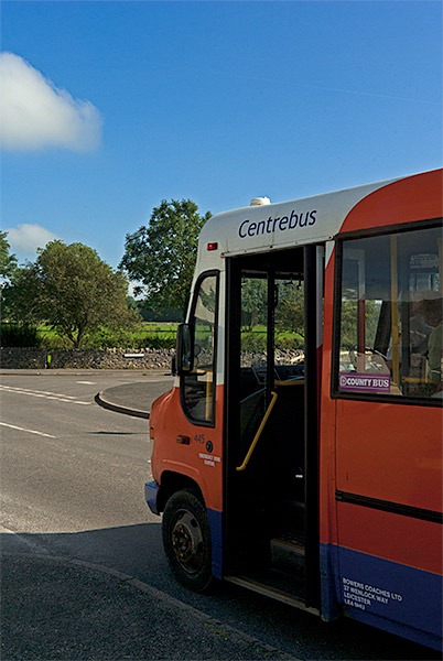 Centrebus Mercedes midibus at Thorpe, Derbyshire, England