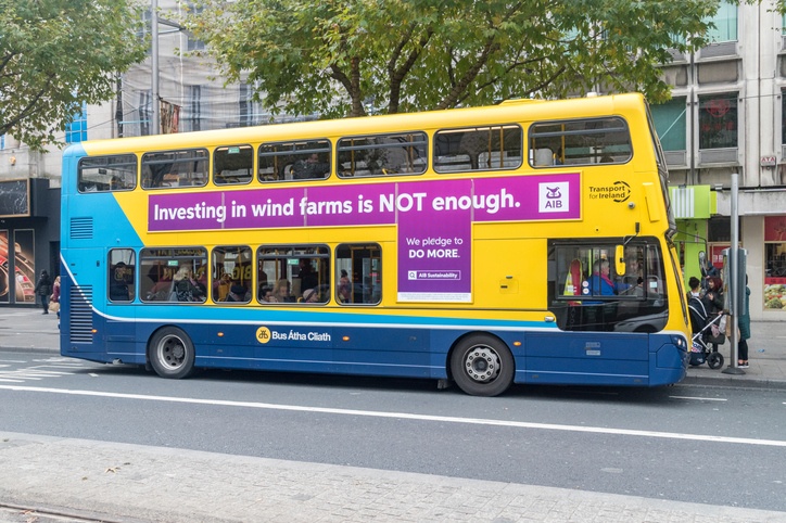Dublin Bus vehicle in service